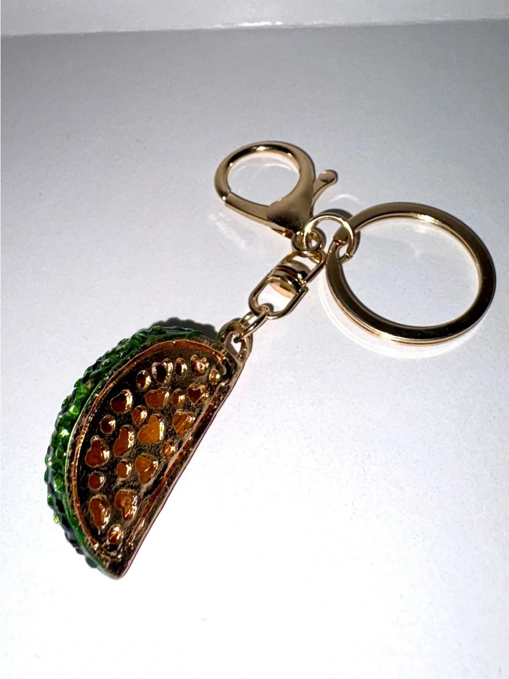 Watermelon Sugar Custom Beaded Wristlet Keychain + Sparkling Watermelon Charm